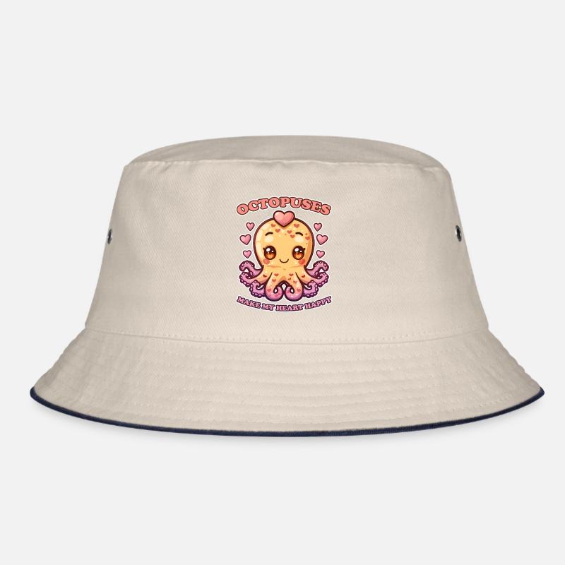 Funny Octopus Cephalopod Squid Gift Bucket Hat