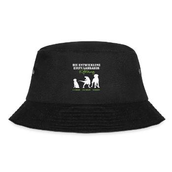Labrador Dog THE DEVELOPMENT OF A LABRADOR - Bucket Hat - black - Front - Lela (165cm)
