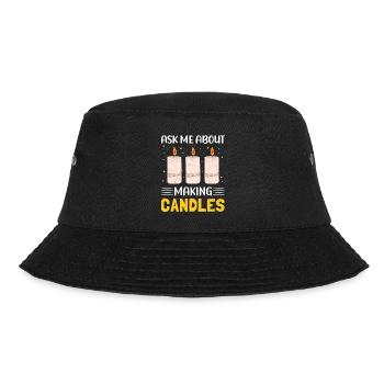 Candles Candle Maker Candle Maker Gift - Bucket Hat - black - Front - Lela (165cm)