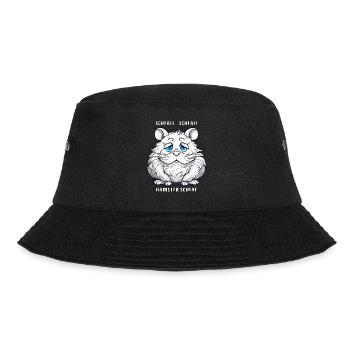 SCHLAFI SCHLAFI HAMSTER SLEEP - Bucket Hat - black - Front - Lela (165cm)