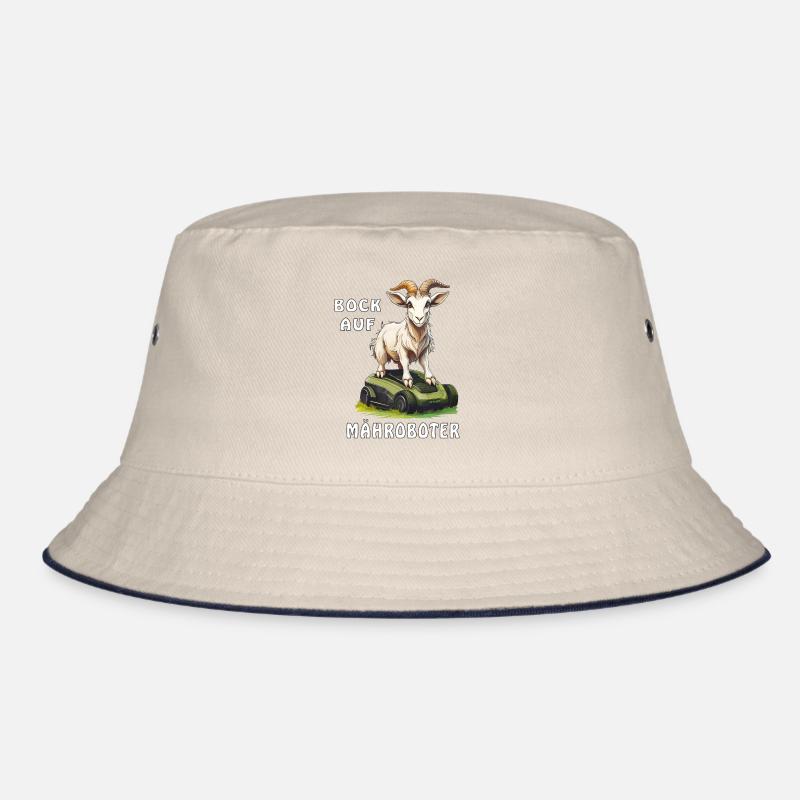 ZIEGE BOCK AUF MÄHROBOTER Bucket Hat