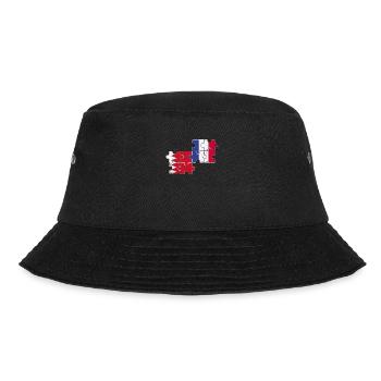 Bahrain France Vintage Flag Bahraini - Bucket Hat - black - Front - Lela (165cm)