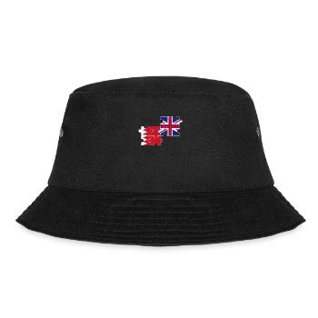 Bahrain UK Flag British Bahraini - Bucket Hat - black - Front - Lela (165cm)