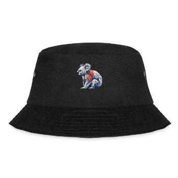 Geometric Art Koala Koalas - Bucket Hat - black - Front - Lela (165cm)