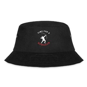 Bow Hobby Word Game Archery - Bucket Hat - black - Front - Lela (165cm)