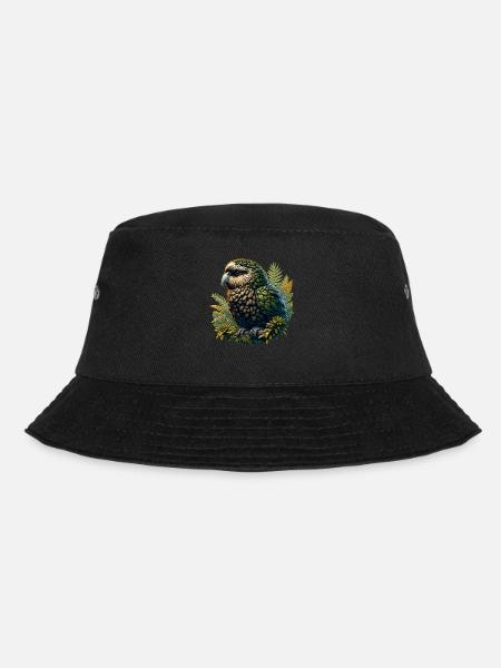 Kakapo - Bucket Hat - Schwarz