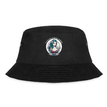 IN A SEA FULL OF FISH BE A MERMAID - Bucket Hat - black - Front - Lela (165cm)