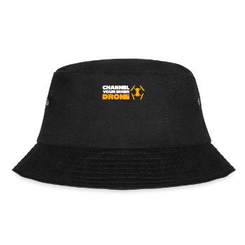 FPV Drone Drones Quadrocopter Pilot - Bucket Hat - Schwarz - Vorne - Lela (165cm)