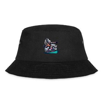 Cheval snowboarder mignon - Bob - noir - Devant - Lela (165cm)