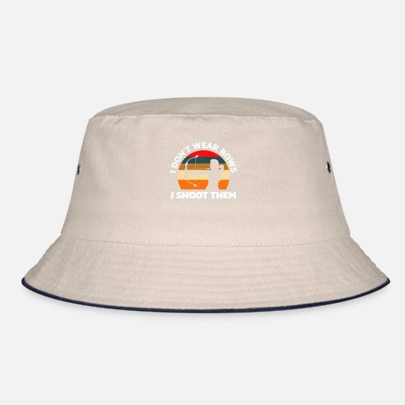 Bogen Mädchen Schleife Bogenschießen Bucket Hat