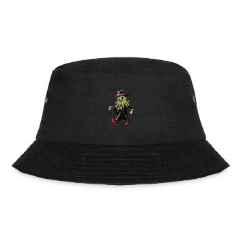 Funny Cthulhu Politician Dystopian Kraken - Bucket Hat - black - Front - Lela (165cm)