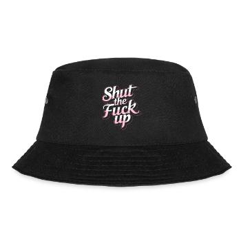 Schwarzer Humor Lustige Lippen Stfu - Bucket Hat - Schwarz - Vorne - Lela (165cm)