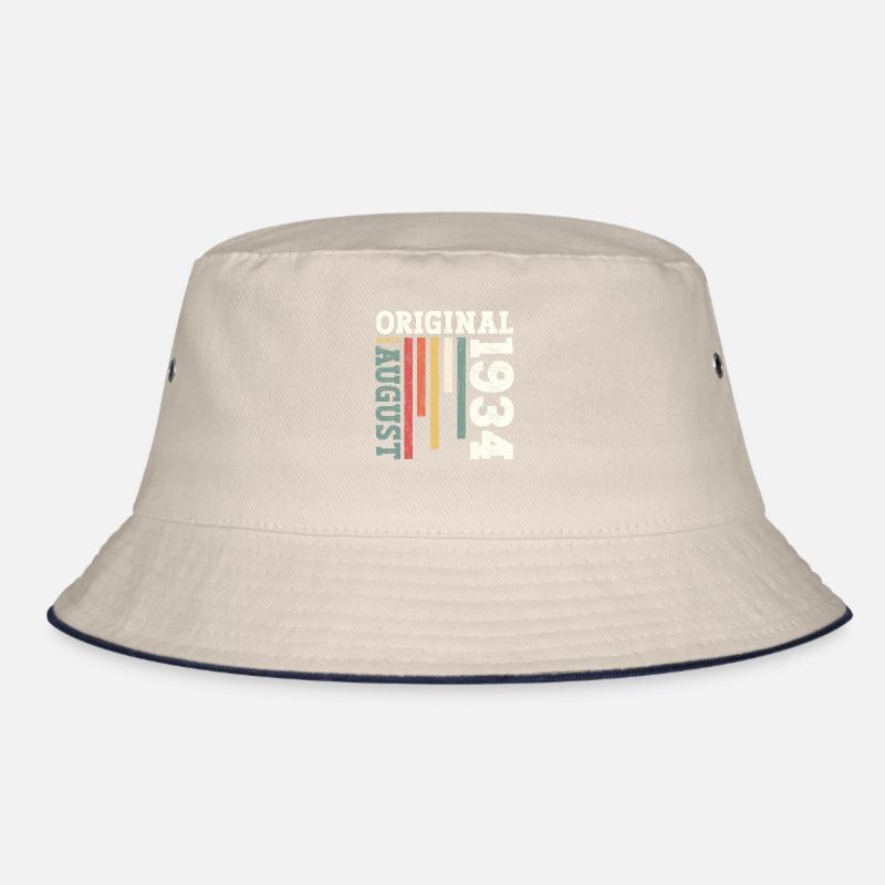 90th Birthday Original August 1934 Born 1934 Bucket Hat