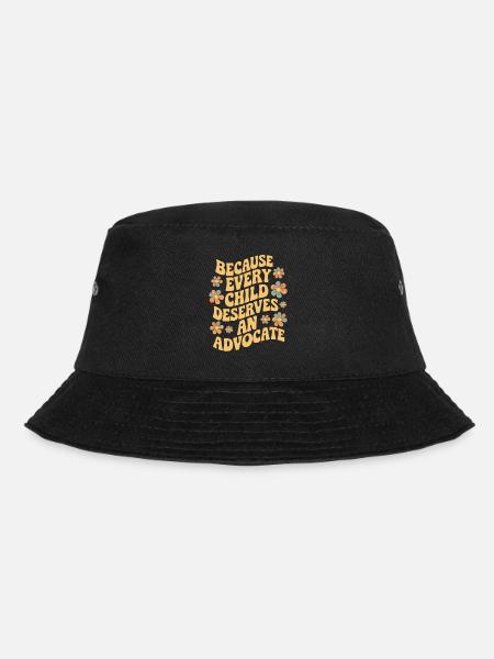 Weil Jedes Kind Einen Anwalt Verdient - - Bucket Hat - Schwarz