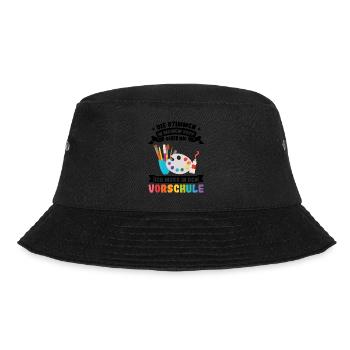 Kindergartenkind Kindergarten Kindergartenanfang G - Bucket Hat - Schwarz - Vorne - Lela (165cm)