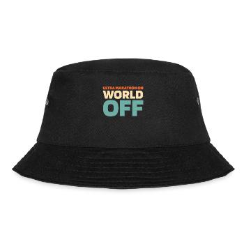 Ultramarathon Ultra Marathon On World Off - Bucket Hat - black - Front - Lela (165cm)