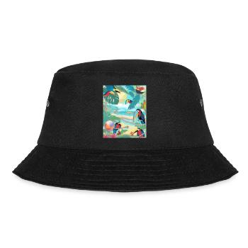 Toucan paradise - Bucket Hat - black - Front - Lela (165cm)