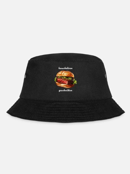 STEAK hauchdünn geschnitten - Bucket Hat - Schwarz