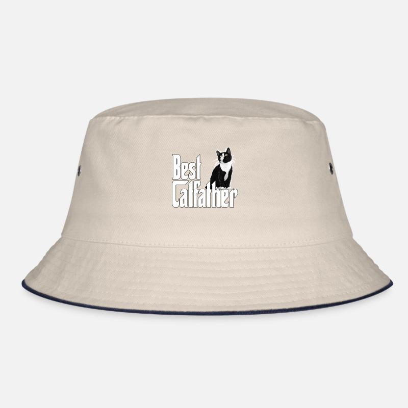 Cat Dad Best Catfather Ever Crazy Cat Father Kitty Bucket Hat