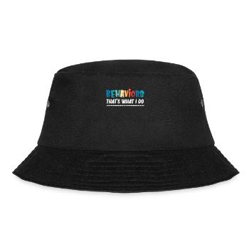 T Shirt for Beware Behaviors I Do, - Bucket Hat - black - Front - Lela (165cm)