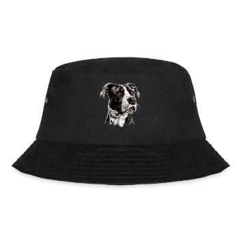 Pitbull Bulldog Pittie American Pitbull Terrier - Bob - noir - Devant - Lela (165cm)