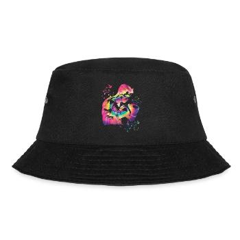 Boxen Kämpfer Kinder Boxen Match Boxer - Bucket Hat - Schwarz - Vorne - Lela (165cm)