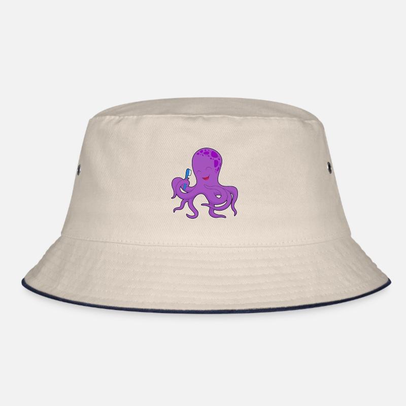 Krake Zahnbürste Bucket Hat