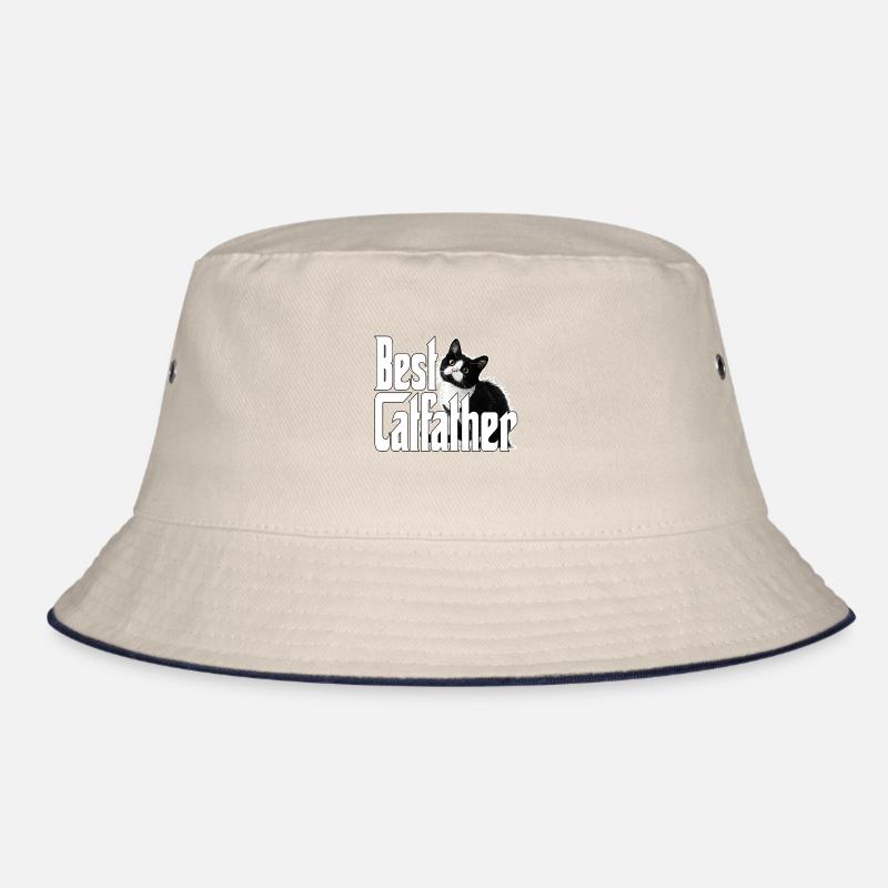 Cat Dad Best Catfather Ever Crazy Cat Father Kitty Bucket Hat