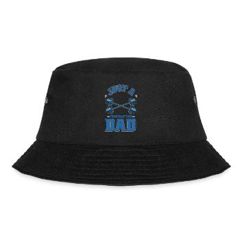 Powerlifting Powerlifter Just A Powerlifting Dad - Bucket Hat - black - Front - Lela (165cm)