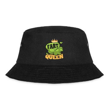Furz Furzen Pupsen - Bucket Hat - Schwarz - Vorne - Lela (165cm)