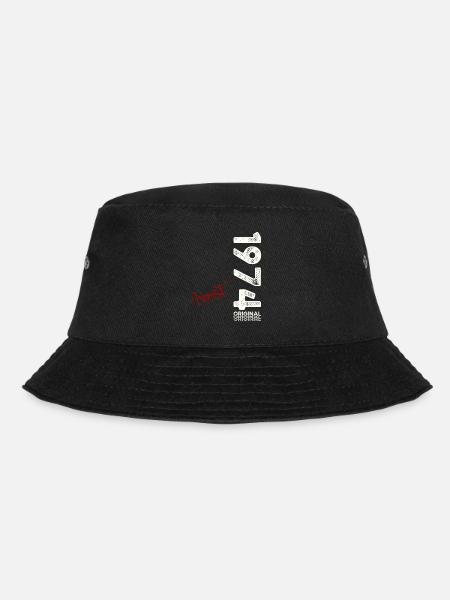 50. Geburtstag Original August 1974 Jahrgang 1974 - Bucket Hat - Schwarz