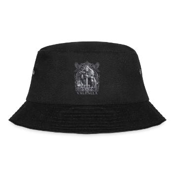 Schildmaid Valhalla Design Nordische Mythologie - Bucket Hat - Schwarz - Vorne - Lela (165cm)