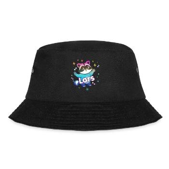 LARS - Beautiful boy name with cute raccoon - Bucket Hat - black - Front - Lela (165cm)