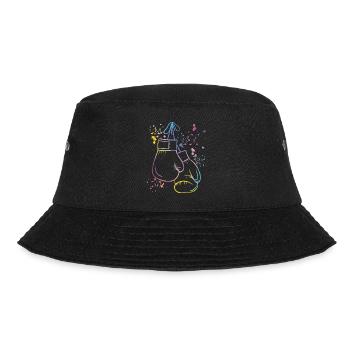 Boxen Kämpfer Kinder Boxen Match Boxer - Bucket Hat - Schwarz - Vorne - Lela (165cm)