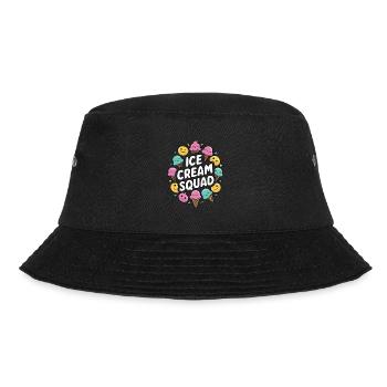 Ice Cream Squad Sweet Tooth Ice Popsicle Frozen - Bucket Hat - black - Front - Lela (165cm)