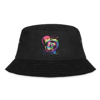 Boxen Kämpfer Kinder Boxen Match Boxer - Bucket Hat - Schwarz - Vorne - Lela (165cm)