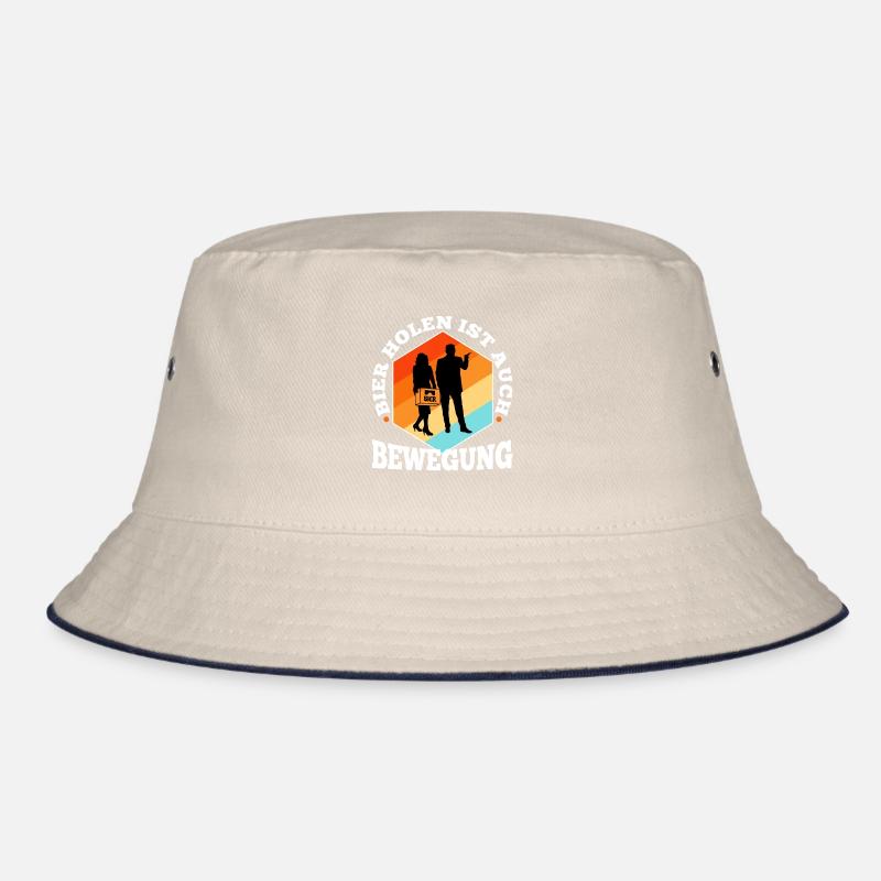 Getting beer is also exercise Bucket Hat