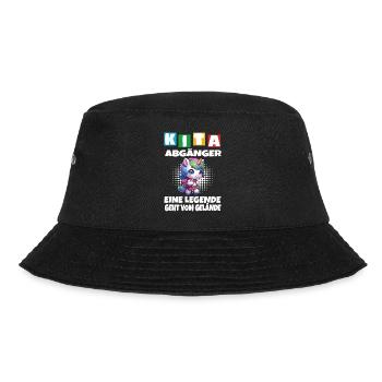 KITA Abgänger Schulkind Einschulung - Bucket Hat - Schwarz - Vorne - Lela (165cm)