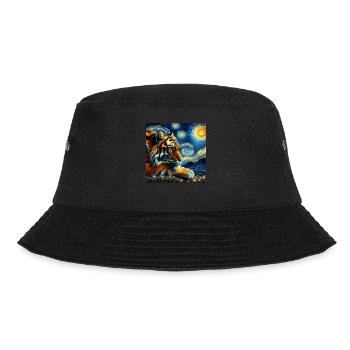 Sumatra Tiger Starry Night - Bucket Hat - black - Front - Lela (165cm)