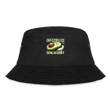 Offizielles Schlafshirt Lustige Avocado Pyjama - Bucket Hat - Schwarz - Vorne - Lela (165cm)