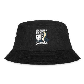 Schlange Bestes Haustier - Bucket Hat - Schwarz - Vorne - Lela (165cm)