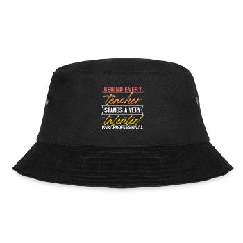 Behind every Teacher stands a very talented - Bucket Hat - black - Front - Lela (165cm)
