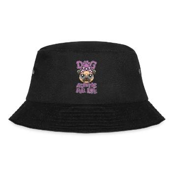Pug Dog Dog Aunt For Life - Bucket Hat - black - Front - Lela (165cm)