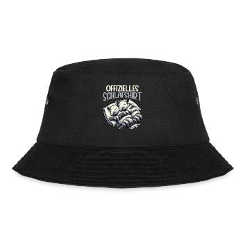 Official Sleep Shirt Funny Tapir Pajamas - Bucket Hat - black - Front - Lela (165cm)