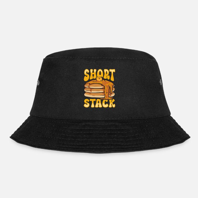 Pancake Breakfast Pancakes - Bucket Hat - black