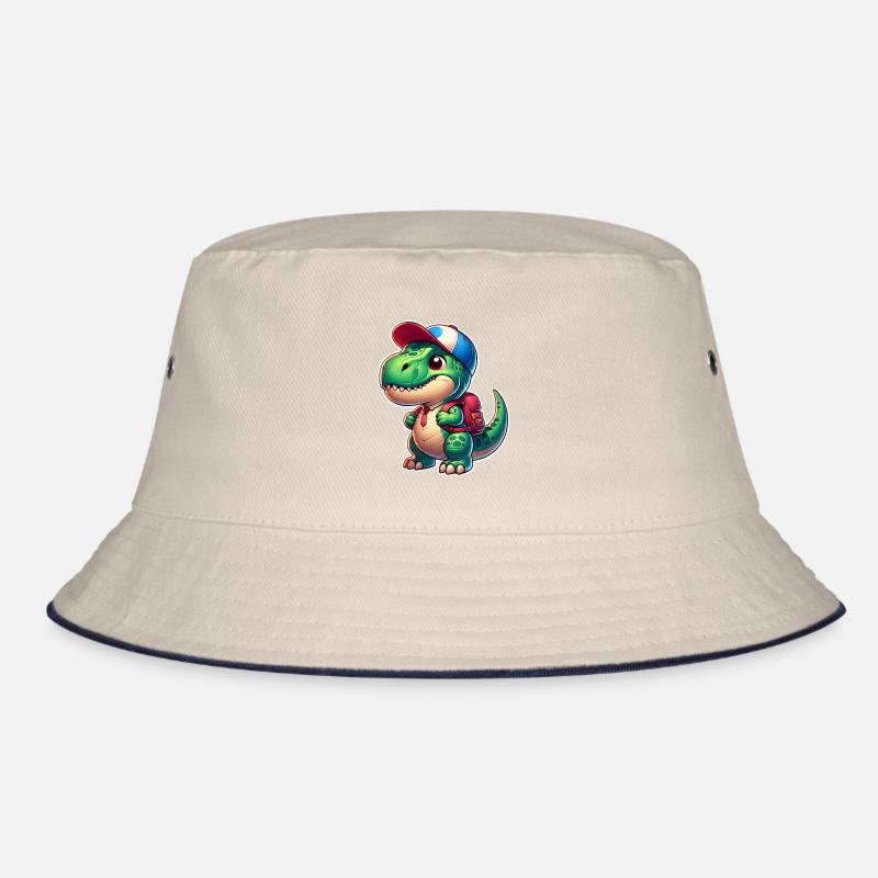 Dinosaurier Schule Einschulung Schulkind Bucket Hat