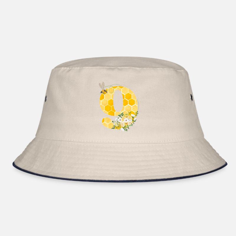 Biene zum 9. Geburtstag Bucket Hat
