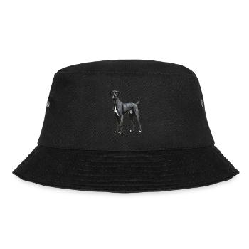 Great Dane Dog - Bucket Hat - black - Front - Lela (165cm)