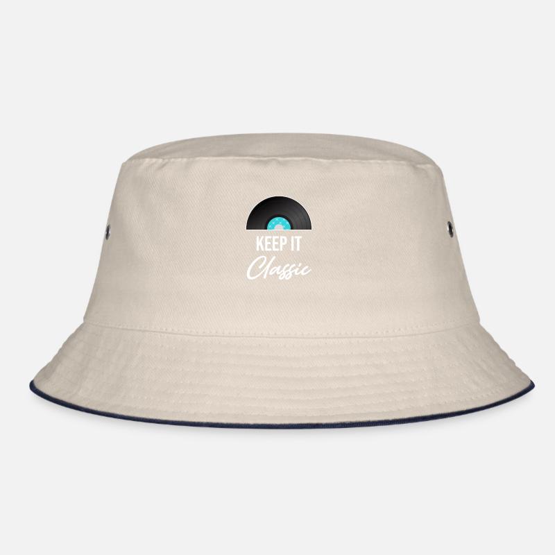 Keep It Classic Vinyl Collector Antique Rustic Bucket Hat