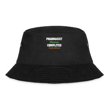 Apotheker-mission Abgeschlossen, Propofol - Bucket Hat - Schwarz - Vorne - Lela (165cm)